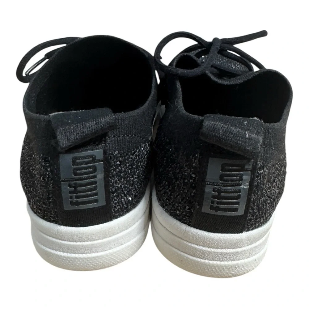 FitFlop Women’s F-Sporty Uberknit Crystal Sneakers - Black - Size 7 Comfort